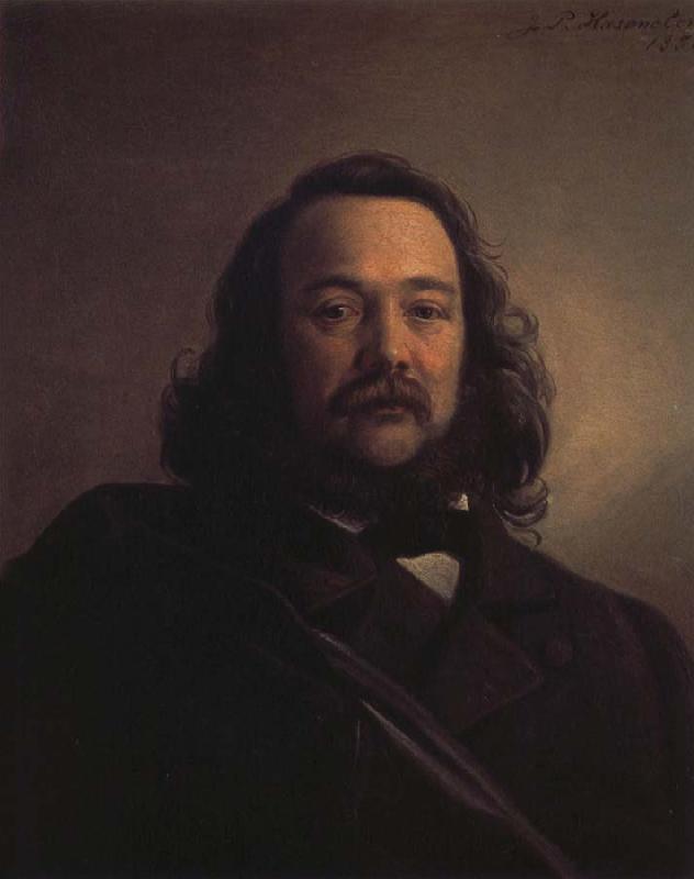 Johann Peter Hasenclever Ferdinand Freiligrath oil painting image